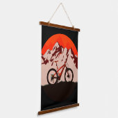Tapisserie Suspendue Vélo Mountain Adventure (Angulaire)