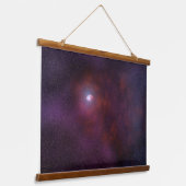 Tapisserie Suspendue Vent Pulsar D'Une Étoile Neutron. (Angulaire)