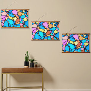 Tapisserie Suspendue Verre multicolore
