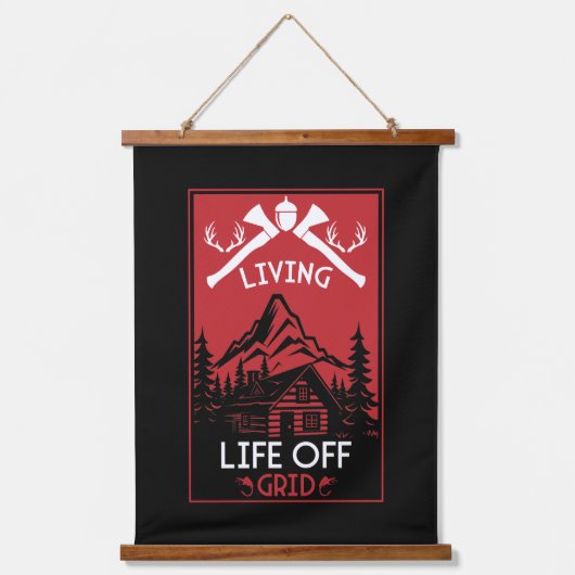 TAPISSERIE SUSPENDUE VIE HORS GRILLE (Recto)