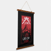 TAPISSERIE SUSPENDUE VIE HORS GRILLE (Angulaire)