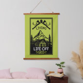 TAPISSERIE SUSPENDUE VIE HORS GRILLE (Chambre à coucher)