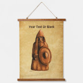 Tapisserie Suspendue Viking rustique (Recto)