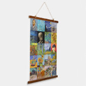 Tapisserie Suspendue Vincent van Gogh - chefs-d'oeuvre Mosaic Patchwork (Angulaire)