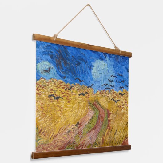 Tapisserie Suspendue Vincent van Gogh - Wheatfield with Crows (Angulaire)