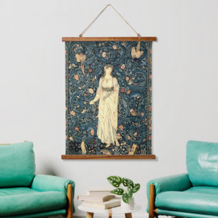 Tapisserie Suspendue Vintage William Morris 1885 Flora