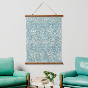 Tapisserie Suspendue Vintage William Morris Arcadia Floral Sans Couture