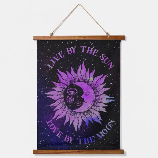 Tapisserie Suspendue Vivez par le Soleil, Amour par la Lune (Recto)