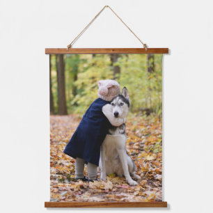 Tapisserie Suspendue Votre animal de compagnie favori et votre photo de