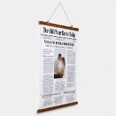Tapisserie Suspendue Votre propre article d'actualité de première page  (Angulaire)