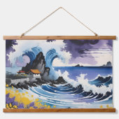 Tapisserie Suspendue Voyage éclairé et rivage de Seaspray (Recto)