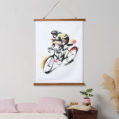 TAPISSERIE SUSPENDUE VTT (Chambre à coucher)