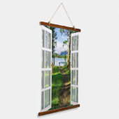 Tapisserie Suspendue Vue d'illustration Rustique Lakeview (Angulaire)