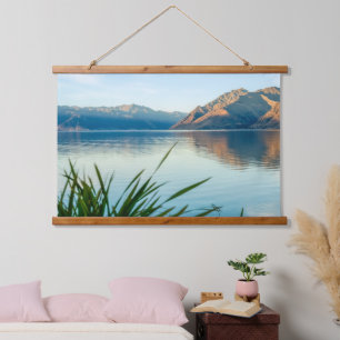 Tapisserie Suspendue Vue pittoresque sur le magnifique lac Wanaka