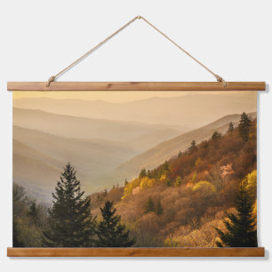 Tapisserie Suspendue Vue sur la vallée d'Oconaluftee Caroline du Nord