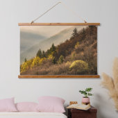 Tapisserie Suspendue Vue sur la vallée Oconaluftee | Caroline du Nord (Chambre à coucher)
