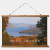 Tapisserie Suspendue Vue sur le lac Kinzua Pittoresque rustique (Devant)