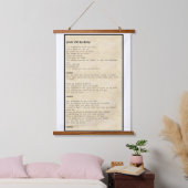 Tapisserie Suspendue Wall art - Your will be done (Chambre à coucher)