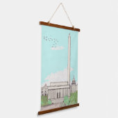 Tapisserie Suspendue Washington D.C Capitale des USA Landmarks (Angulaire)