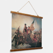 Tapisserie Suspendue Washington Traverser le Delaware par Emanuel Leutz (Angulaire)