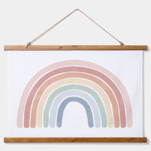 Tapisserie Suspendue Watercolor Rainbow Nursery Hanging Tapestry