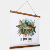 Tapisserie Suspendue Watercolor Series: Pike (Angulaire)