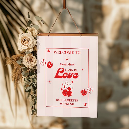 Tapisserie Suspendue Week-end de célibataire amoureuse chanceuse