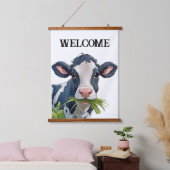 Tapisserie Suspendue WELCOME Wood Topped Wall Tapestry (Chambre à coucher)