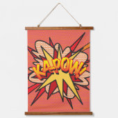 Tapisserie Suspendue WHAM ZAP KAPOW Comic Book Modern (Recto 3)
