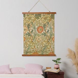Tapisserie Suspendue William Morris Rose rose Border Art Floral