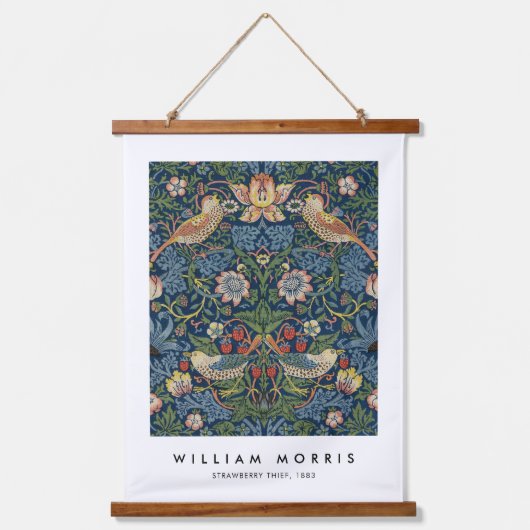 Tapisserie Suspendue William Morris Strawberry Thief (Recto)