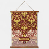 Tapisserie Suspendue Wisdom & Prosperity: The Regal Elephant Symbol Ach (Recto)