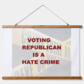 Tapisserie Suspendue Wood Topped Wall Tapestry (Devant)