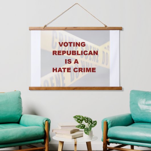 Tapisserie Suspendue Wood Topped Wall Tapestry (Salon)