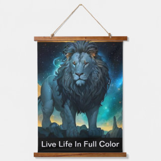 Tapisserie Suspendue Wood Topped Wall Tapestry