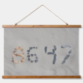 Tapisserie Suspendue Wood Topped Wall Tapestry (Devant)