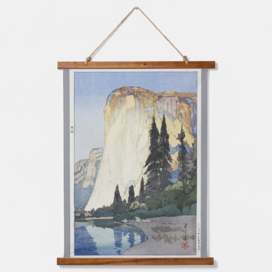 Tapisserie Suspendue Yosemite, El Capitan, Hiroshi Yoshida (Recto)