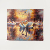 Tapisserie Swan Dance (Devant (Horizontal))