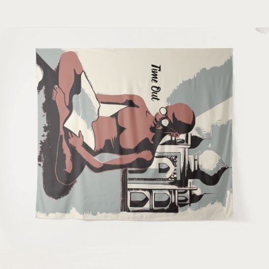 Tapisserie Time Out (Devant (Horizontal))