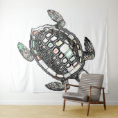 Tapisserie Tortue (En situation (horizontale))