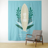 Tapisserie Tropical Aqua Bébé à Bord (En situation)