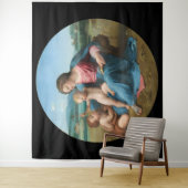 Tapisserie vierge et enfant (En situation)