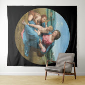 Tapisserie vierge et enfant (En situation (horizontale))