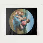 Tapisserie vierge et enfant (Devant (Horizontal))
