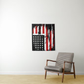 Tapisserie vintage américaine (En situation)