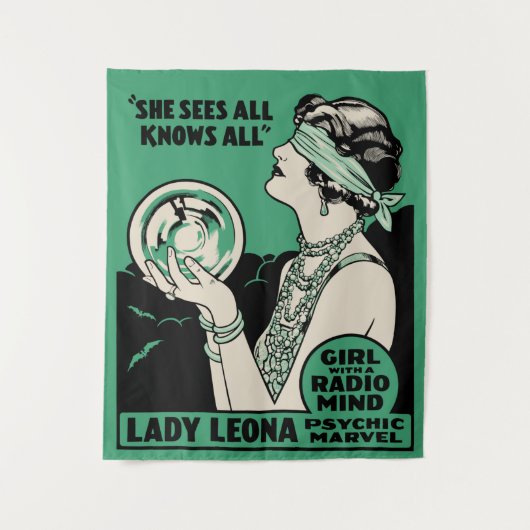 Tapisserie vintage Lady Leona Psychic Marvel (Devant)