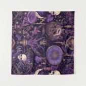 Tapisserie vintage mystique pourpre (Devant (Horizontal))