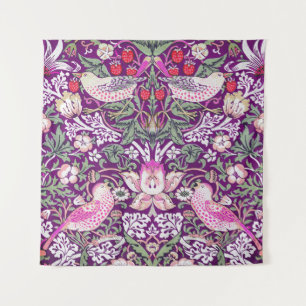 Tapisserie William Morris Strawberry Thief violet