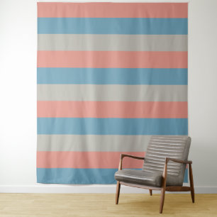 Tapisserieën met driekleurenstrips wandkleed