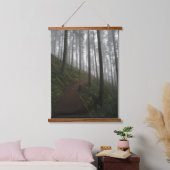 Tapisseries avec chemin étroit à travers conifères (Chambre à coucher)